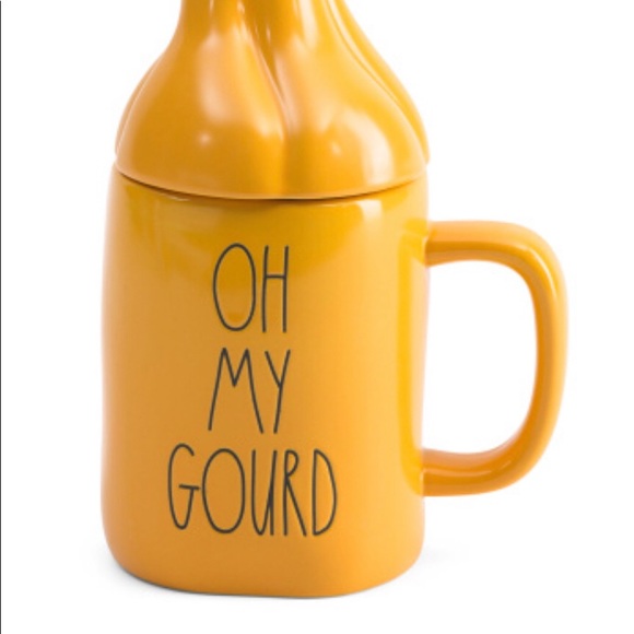 RAE DUNN NIB Oh My Gourd Figural Mug 4.5 in D x 9H - Picture 8 of 9